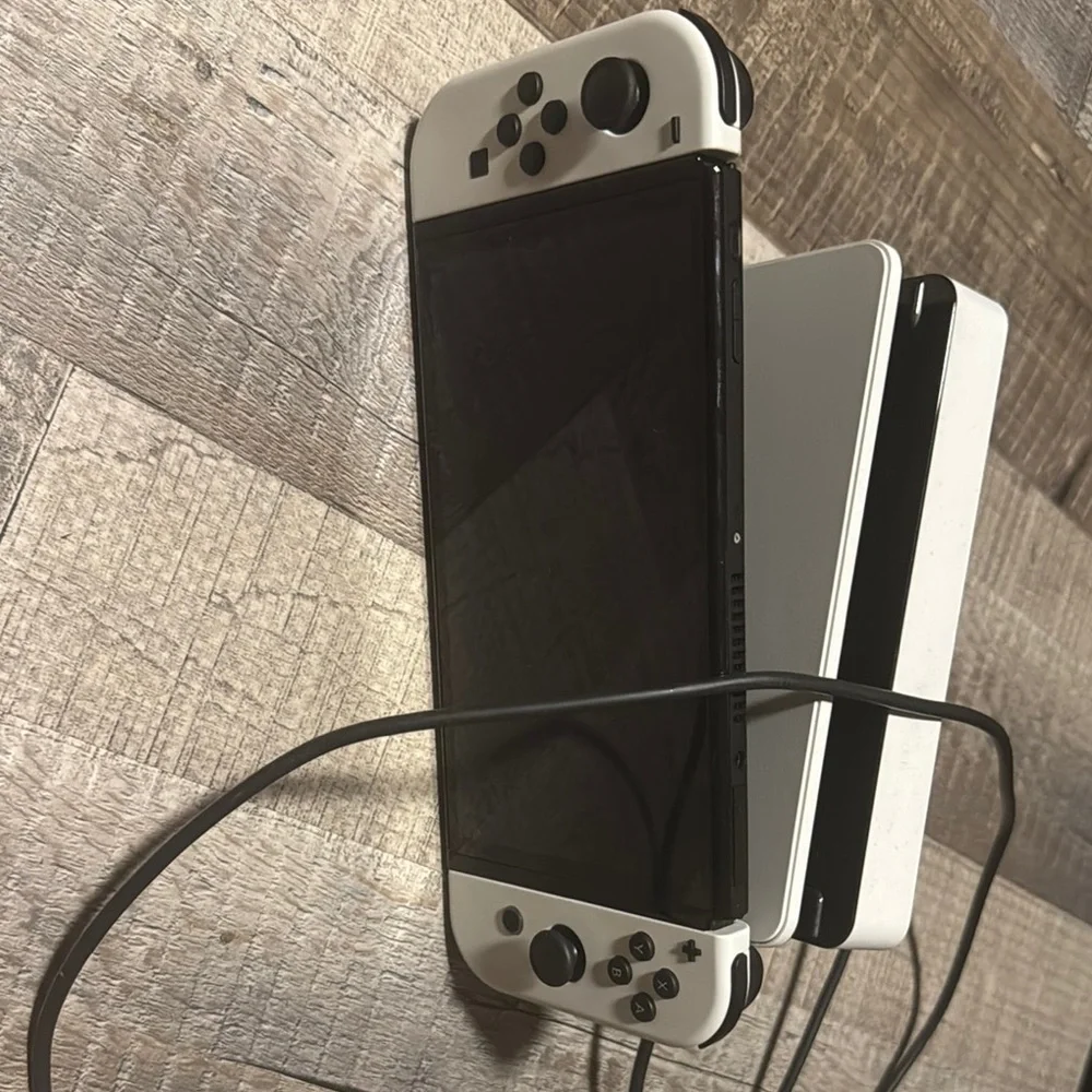 Nintendo White Console Sleek Design Versatile Play